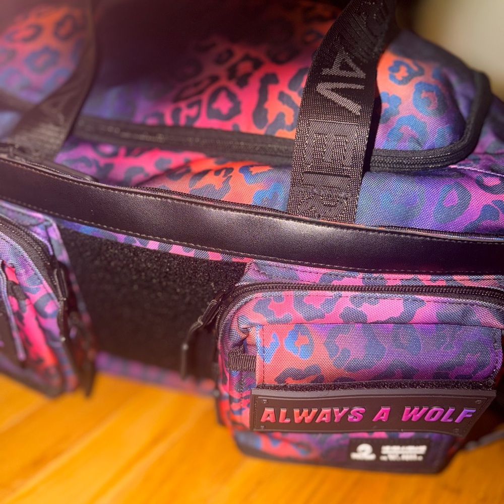 WOLFpak Neon Leopard 30L Duffle Bag